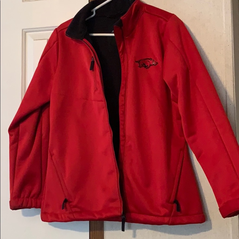 University of Arkansas large women’s jacket.
